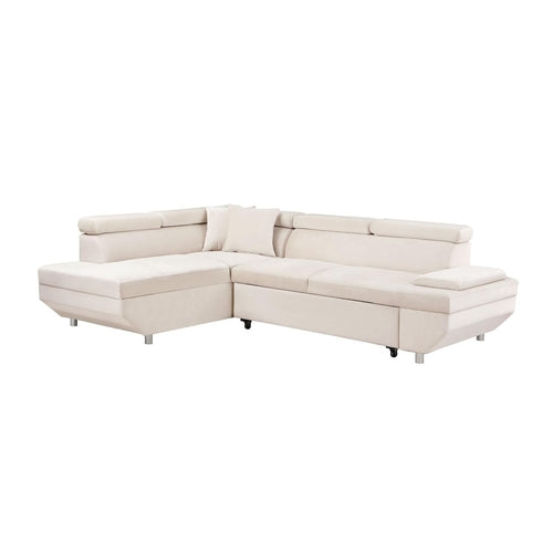 L-Shape Sleeper Sofa - 2-in-1 Pull Out Couch Bed