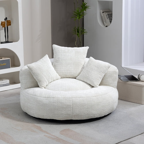 High Back Bean Bag Chair - Durable Comfort Lounger Couch