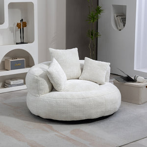 High Back Bean Bag Chair - Durable Comfort Lounger Couch