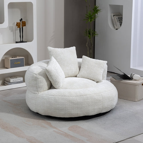 High Back Bean Bag Chair - Durable Comfort Lounger Couch