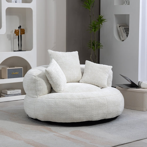 High Back Bean Bag Chair - Durable Comfort Lounger Couch
