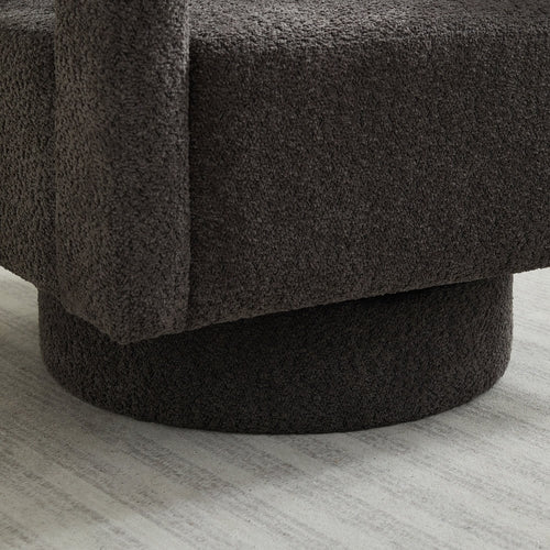 29-Inch Square Swivel Accent Chair - Modern Rotating Armchair