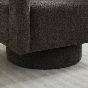 29-Inch Square Swivel Accent Chair - Modern Rotating Armchair