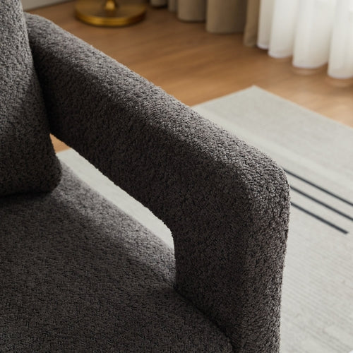 29-Inch Square Swivel Accent Chair - Modern Rotating Armchair
