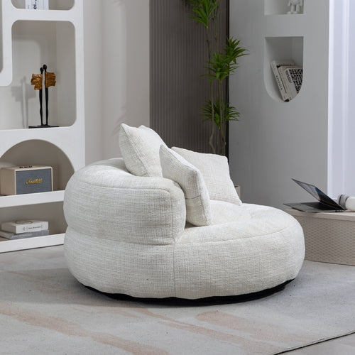 High Back Bean Bag Chair - Durable Comfort Lounger Couch