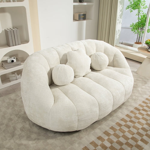 Bean Bag Sofa - High Back Comfort Lounger for Living Room