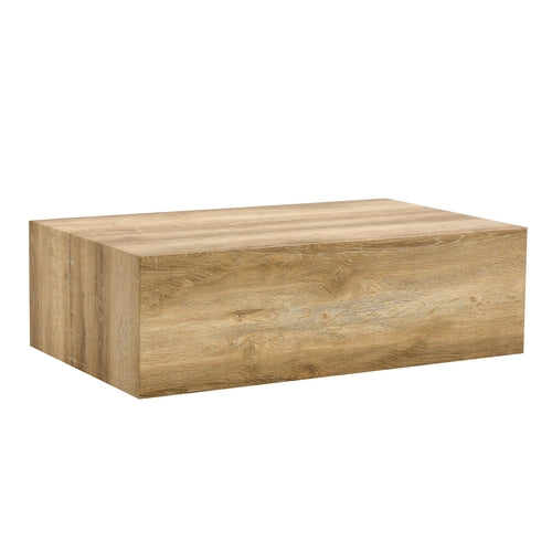 Modern Coffee Table - Light Wood Texture MDF Construction