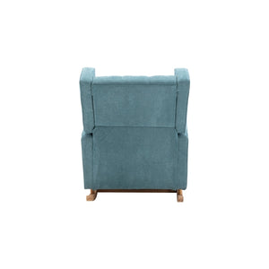 Nursery Rocking Chair with Upholstered Cushion