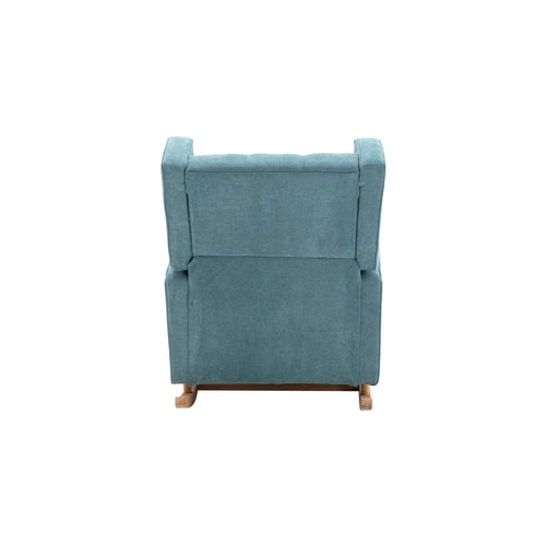 Nursery Rocking Chair with Upholstered Cushion