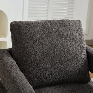 29-Inch Square Swivel Accent Chair - Modern Rotating Armchair