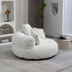 High Back Bean Bag Chair - Durable Comfort Lounger Couch